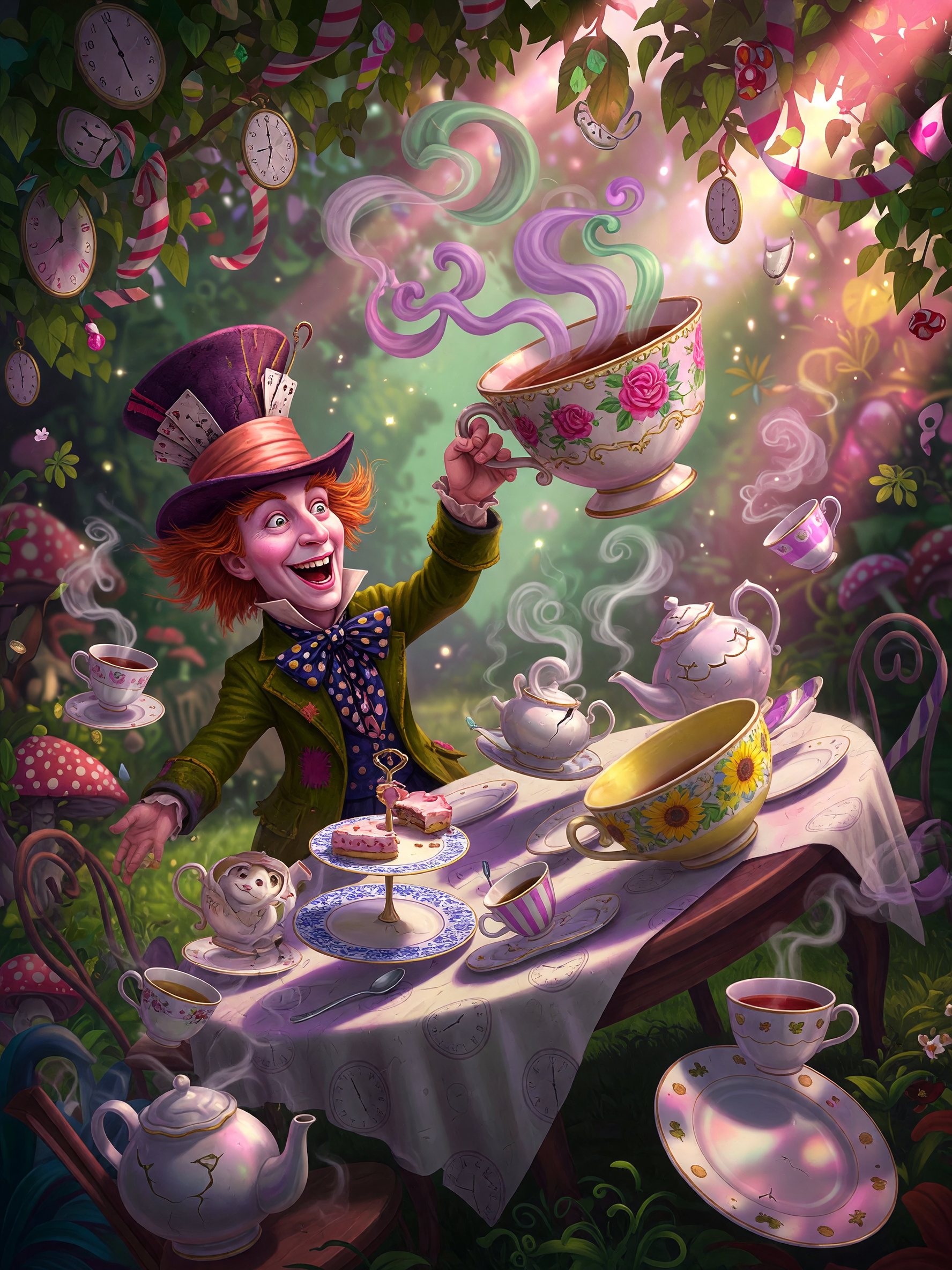 Topsy-Turvy Tea Spin