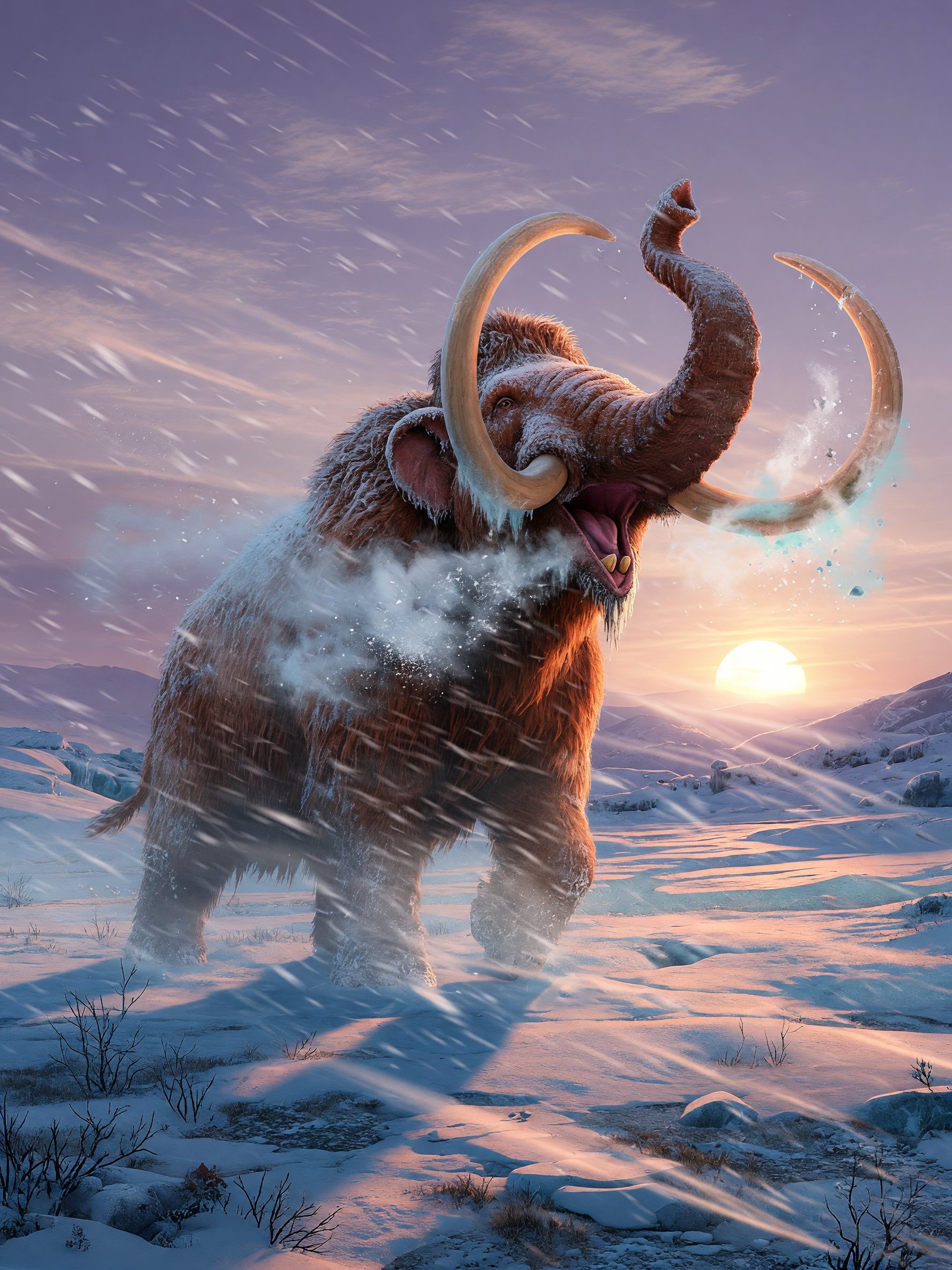 Tusks Of The Frozen Plain